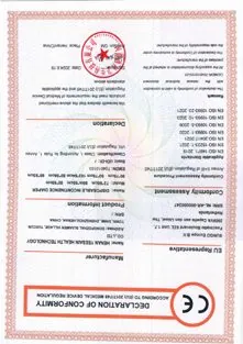 CE Declaration